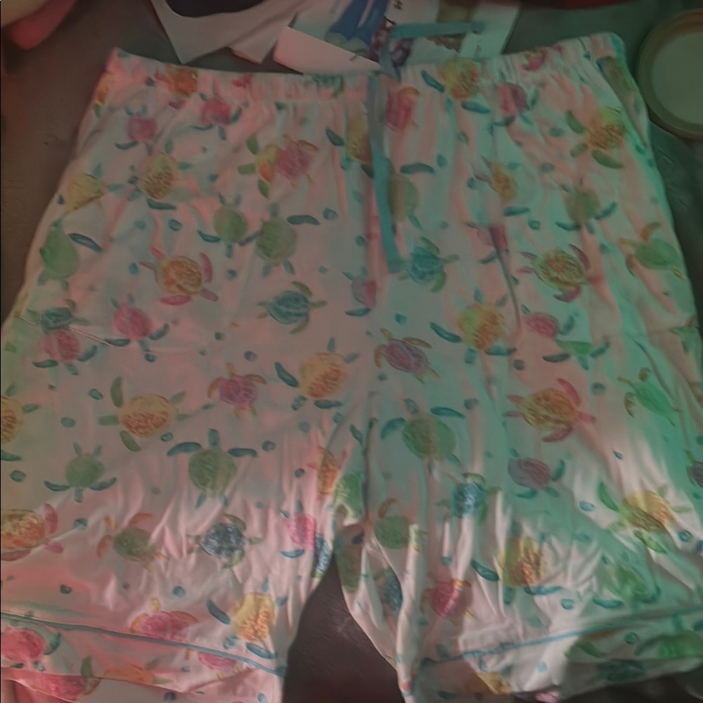 Floral Print Pajama Shorts